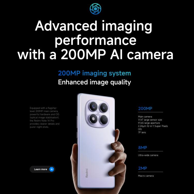 Xiaomi Redmi Note 14 Pro 4G Global, 12GB+256GB, In-screen Fingerprint, 6.67 inch Xiaomi HyperOS Helio G100-Ultra Octa Core, NFC, Network: 4G, Note 14 Pro 4G, 12GB+256GB(Black), Note 14 Pro 4G, 12GB+256GB(Blue) Xiaomi Redmi Note 14 Pro 4G Global, 12GB+256GB, In-screen Fingerprint, 6.67 inch Xiaomi HyperOS Helio G100-Ultra Octa Core, NFC, Network: 4G, Note 14 Pro 4G, 12GB+256GB(Black), Note 14 Pro 4G, 12GB+256GB(Blue)